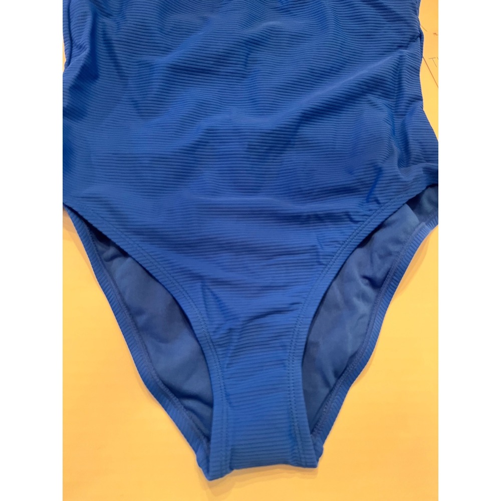 Time & True Woman's Cobalt Blue One Piece Swimsuit Size Medium‎ 8-10 - Picture 2 of 6